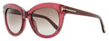 Tom Ford Odette Sunglasses TF1189 69T Bordeaux 53mm FT1189