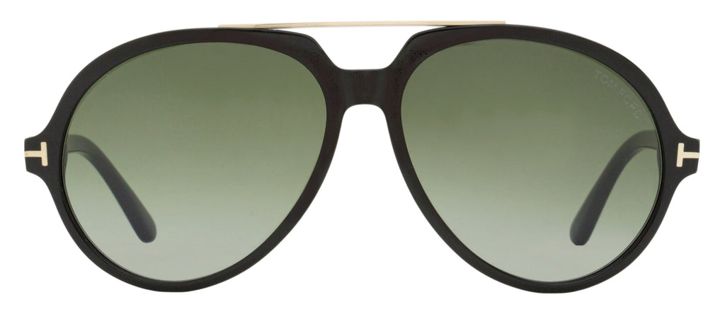 Tom Ford Aalto Pilot Sunglasses TF1210 01B Black/Gold 59mm FT1210