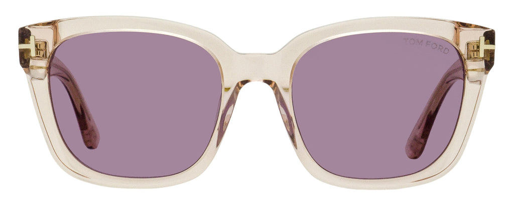 Tom Ford Haylay Sunglasses TF1216 72Y Transparent Pink 53mm FT1216