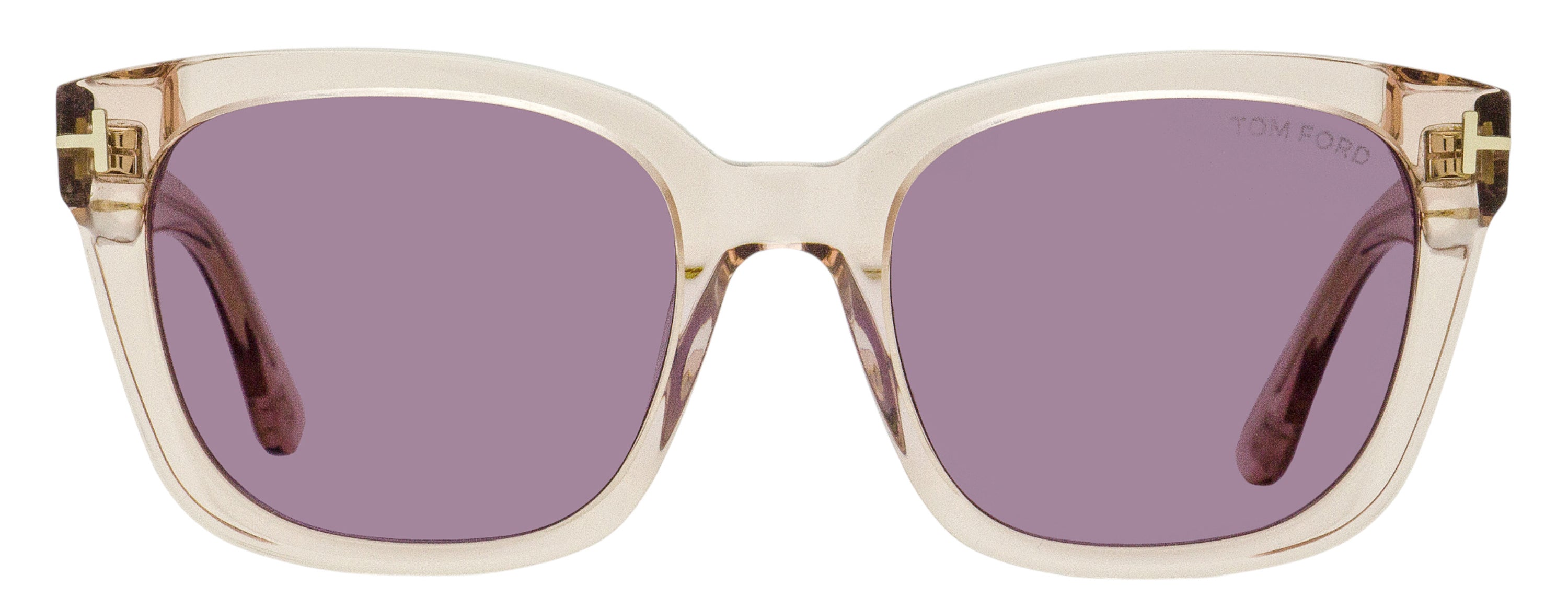 Tom Ford Haylay Sunglasses TF1216 72Y Transparent Pink 53mm FT1216