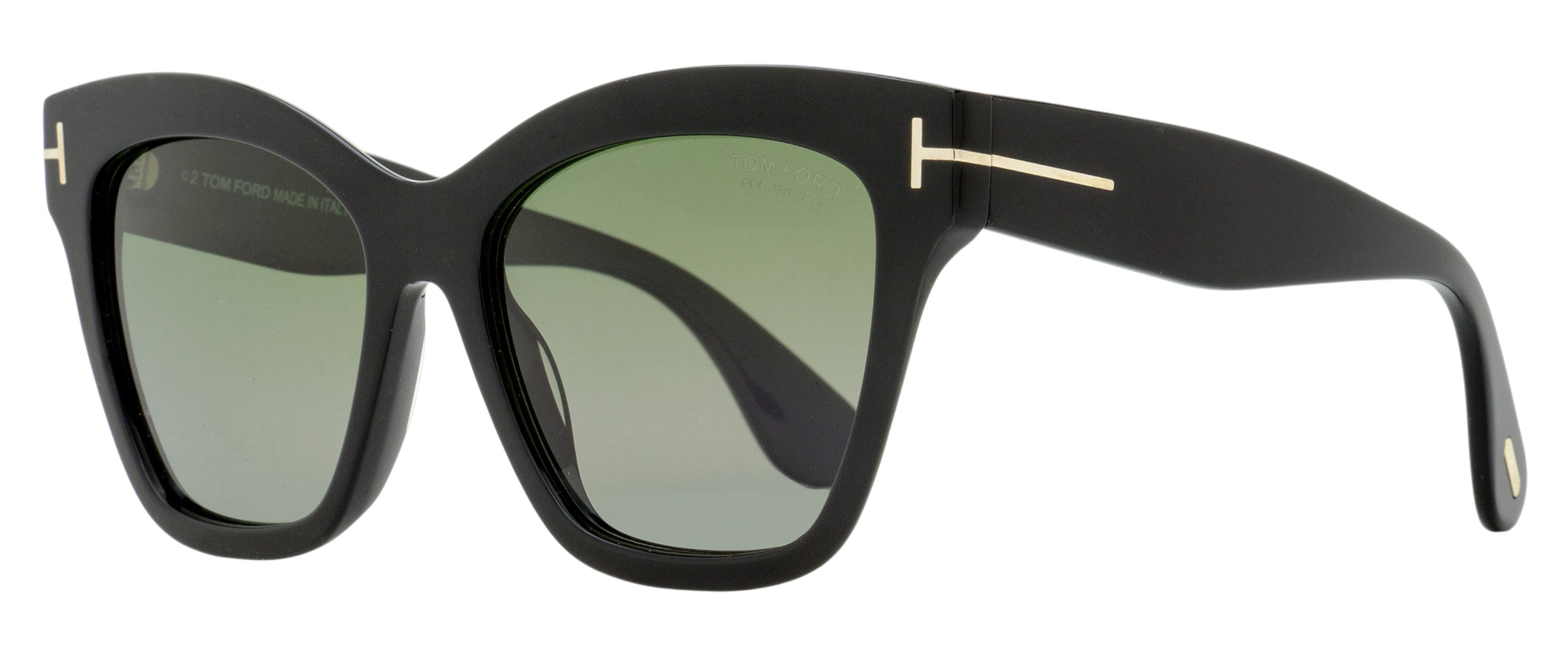 Tom Ford Elvira Butterfly Sunglasses TF1217 01R Black/Gold 55mm FT1217