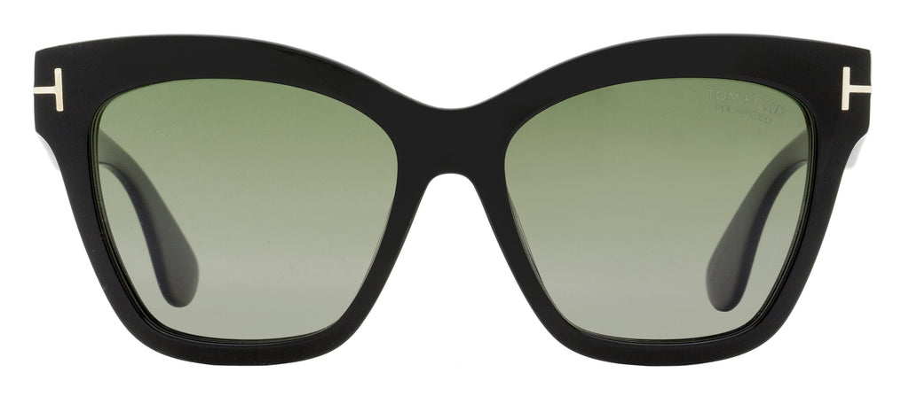 Tom Ford Elvira Butterfly Sunglasses TF1217 01R Black/Gold 55mm FT1217