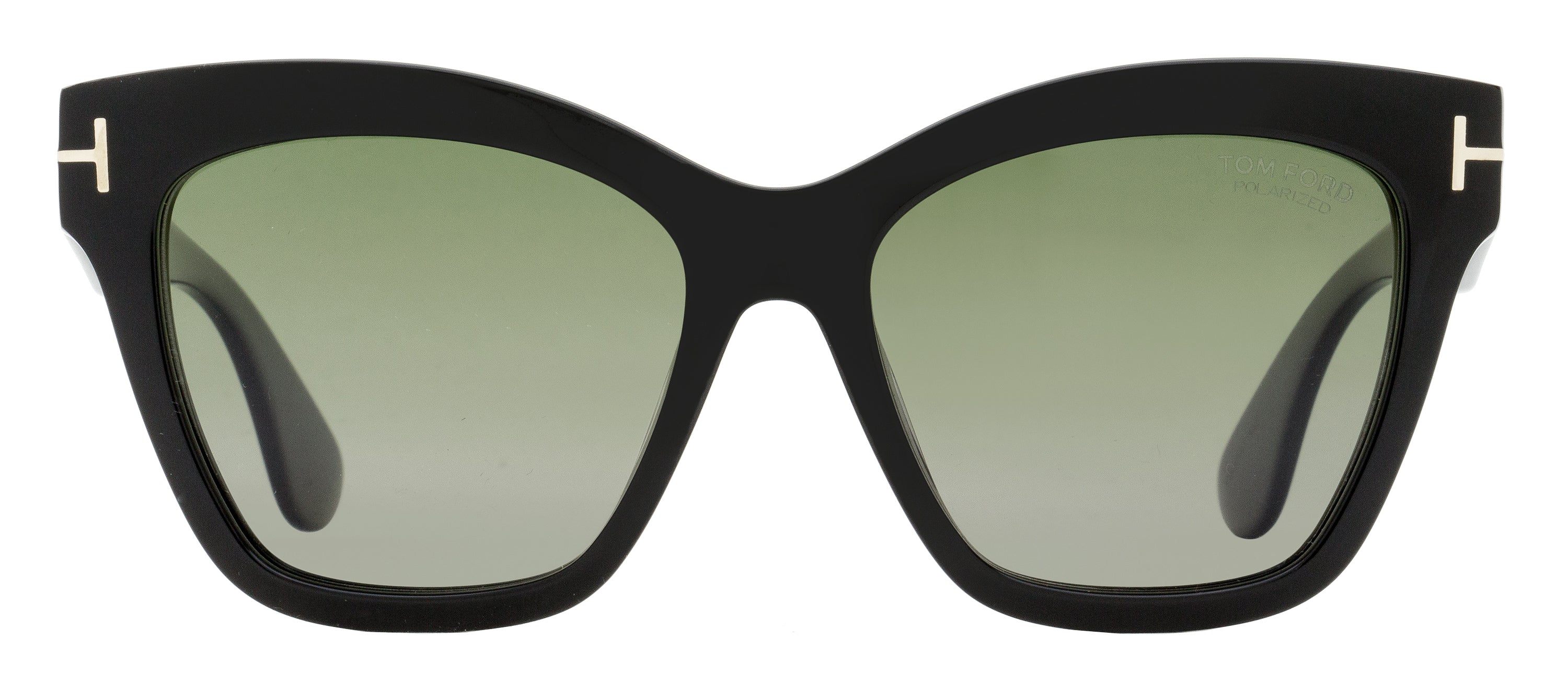 Tom Ford Elvira Butterfly Sunglasses TF1217 01R Black/Gold 55mm FT1217
