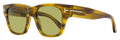 Tom Ford Caine-02 Square Sunglasses TF1280 55N Brown Melange 53mm FT1280
