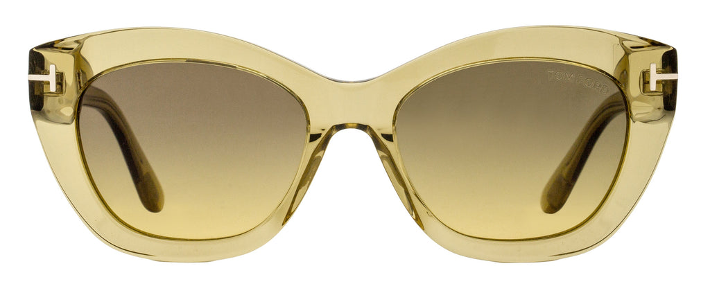 Tom Ford Linda-02 Butterfly Sunglasses TF1285 45B Transparent Sand 53mm FT1285