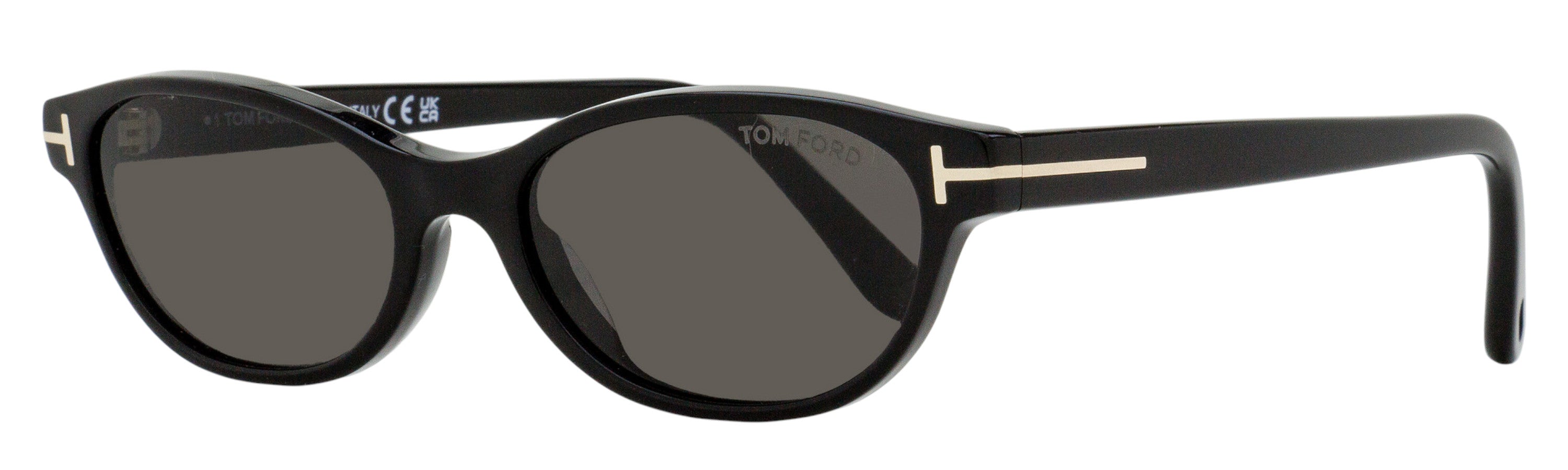 Tom Ford Chloe-02 Oval Sunglasses TF1310 01A Black 52mm FT1310