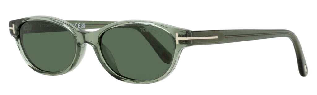 Tom Ford Chloe-02 Oval Sunglasses TF1310 93N Light Green 52mm FT1310