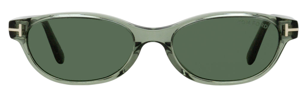 Tom Ford Chloe-02 Oval Sunglasses TF1310 93N Light Green 52mm FT1310
