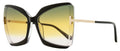 Tom Ford Gia Sunglasses TF766 03B Black/Gold 63mm FT0766