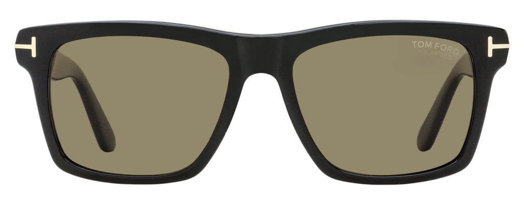 Tom Ford Buckley-02 Polarized Sunglasses TF906 01H Black 56mm FT0906