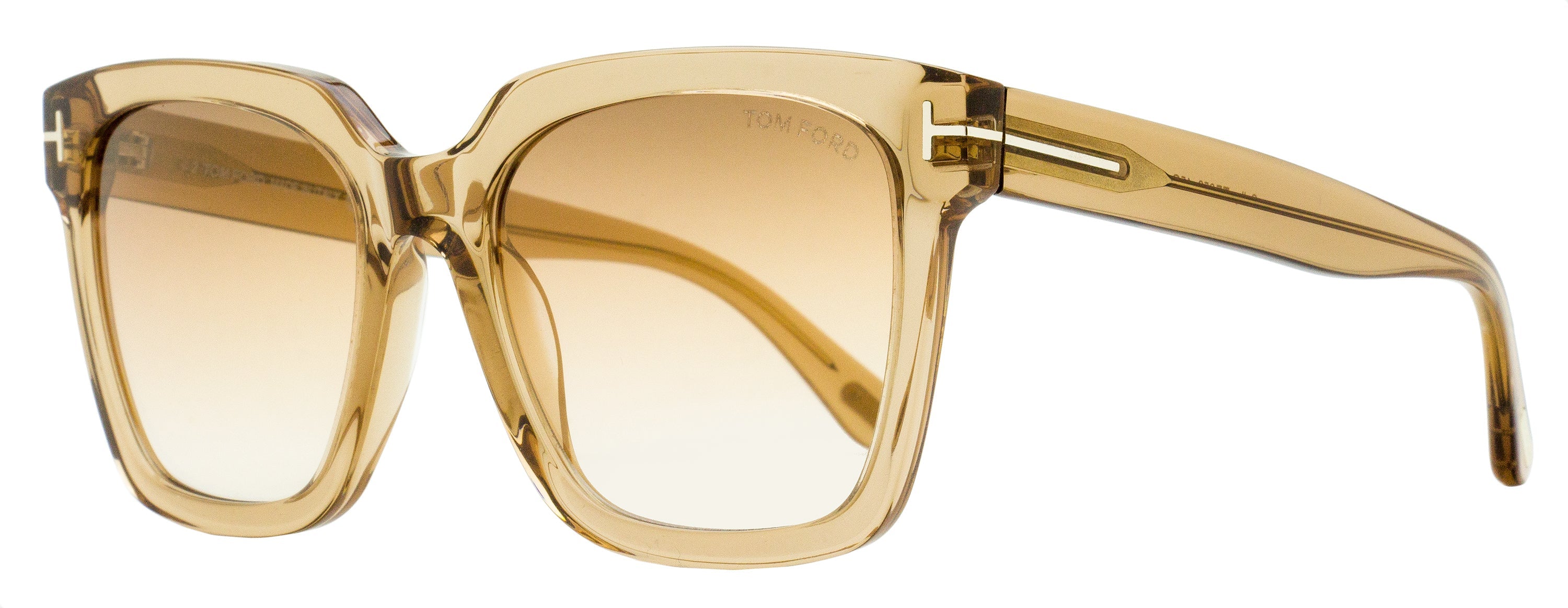 Tom Ford Selby Sunglasses TF952 45G Transparent Brown 55mm FT0952
