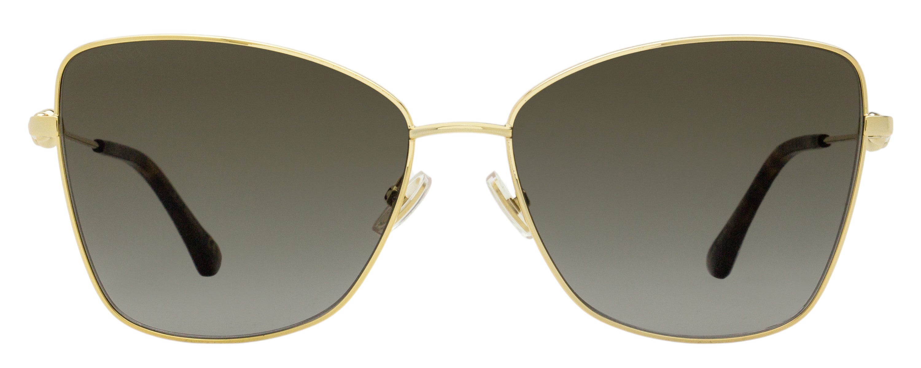 Jimmy Choo Pearl Butterfly Sunglasses Teso 000HA Gold 59mm