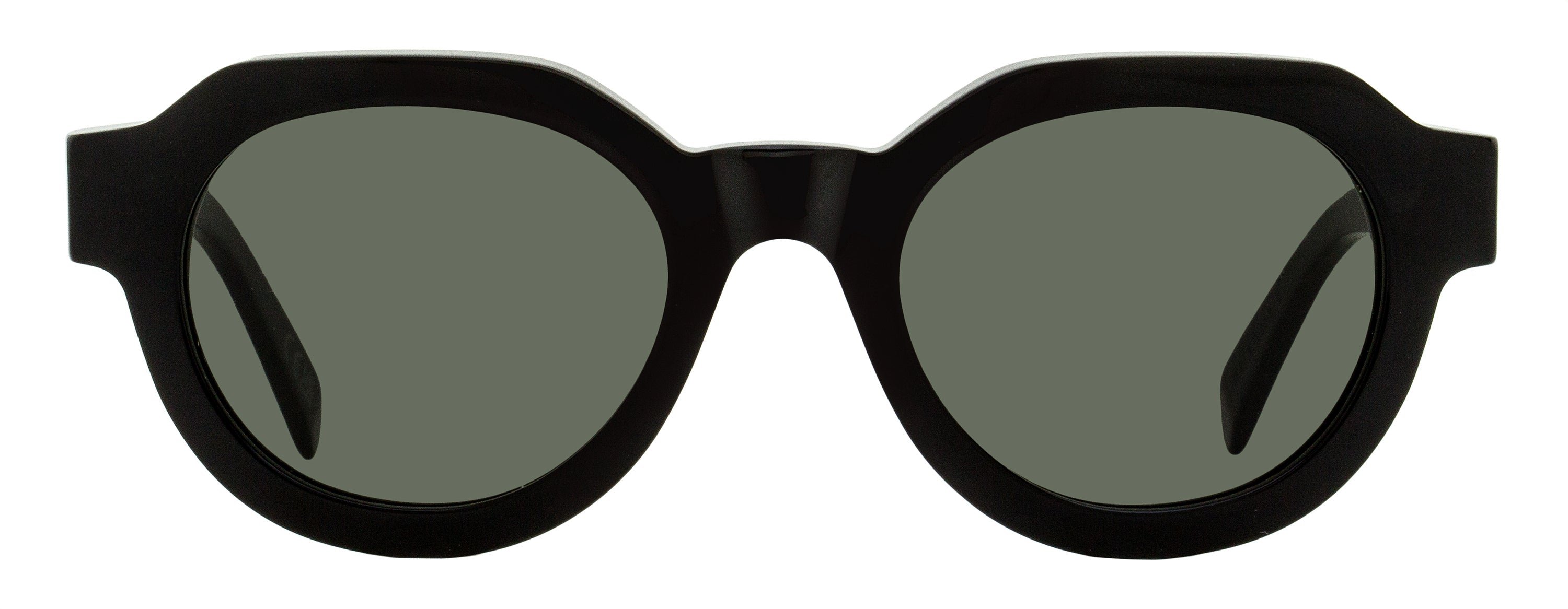 Retrosuperfuture Rounded Geometric Sunglasses Vostro NY2 Black 51mm